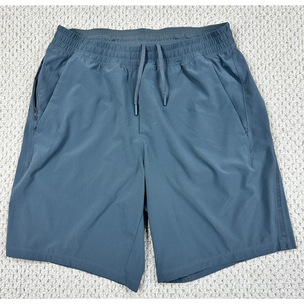 Lululemon Pace Breaker Linerless Short Mens L Dark Gray Performance Swift Fabric